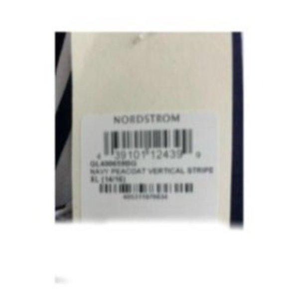 Tucker Tate Striped Jumpsuit Blue White Romper Capri Women’s XL 14/16 - Picture 9 of 11